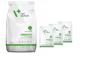 4T Veterinary Diet Cat Obesity 2kg + 3 x 100G DĀVANĀ